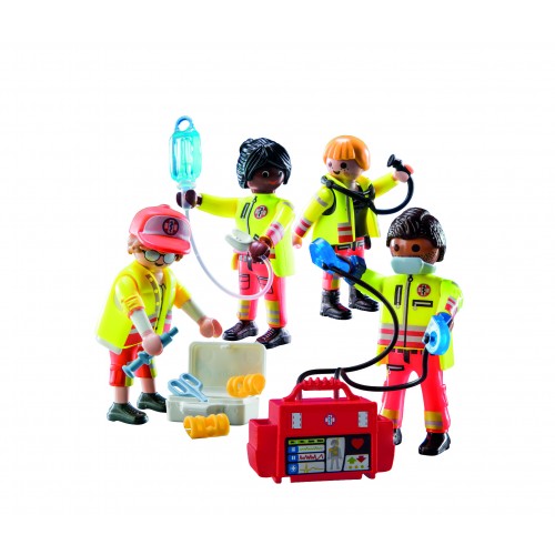 Playmobil Μεγάλο Ιατρικό Κέντρο Ομάδα Διάσωσης (71244)