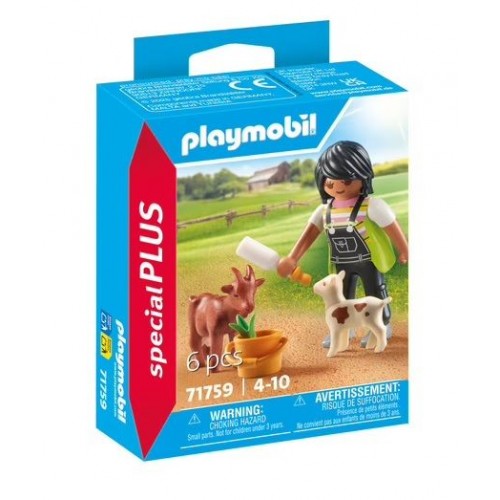 Playmobil Special Plus - Γυναίκα με Κατσικάκια (71759)