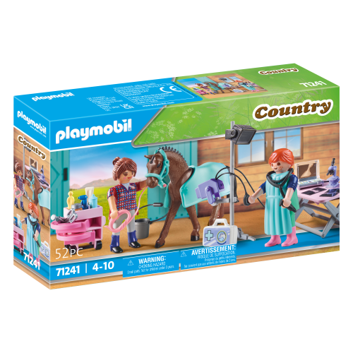 Playmobil Κτηνιατρείο Αλόγων (71241)