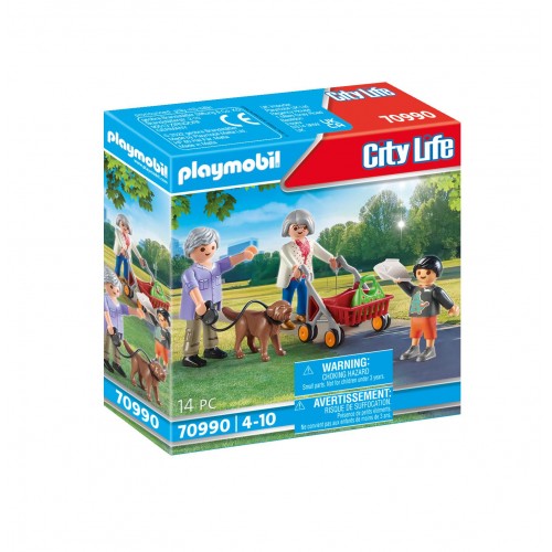 Playmobil Παππούς Και Γιαγιά Με Εγγονάκι (70990)
