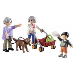 Playmobil Παππούς Και Γιαγιά Με Εγγονάκι (70990)
