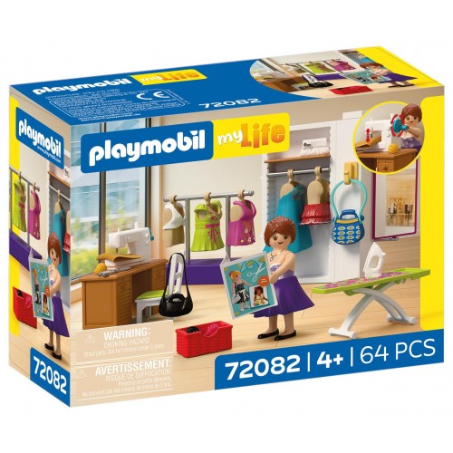 Playmobil Εμπορικό Κέντρο: Ατελιέ Σχεδιάστριας Μόδας (72082)