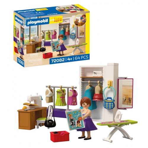 Playmobil Εμπορικό Κέντρο: Ατελιέ Σχεδιάστριας Μόδας (72082)