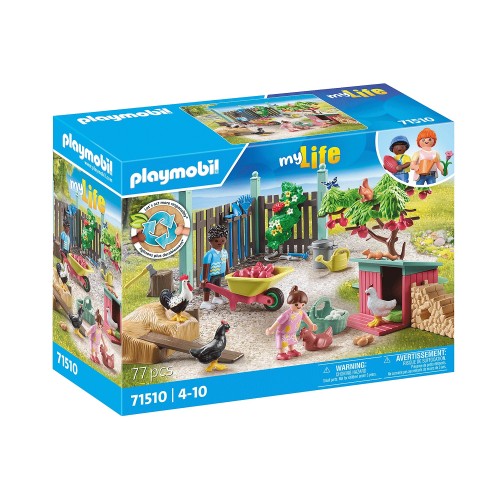 Playmobil My Life Κήπος Εξοχικού με Κοτέτσι (71510)