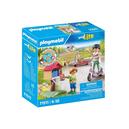 Playmobil My Life Υπαίθρια Ανταλλακτική Βιβλιοθήκη (71511)