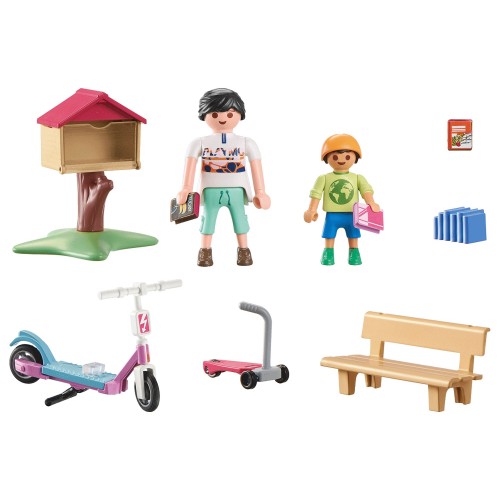 Playmobil My Life Υπαίθρια Ανταλλακτική Βιβλιοθήκη (71511)