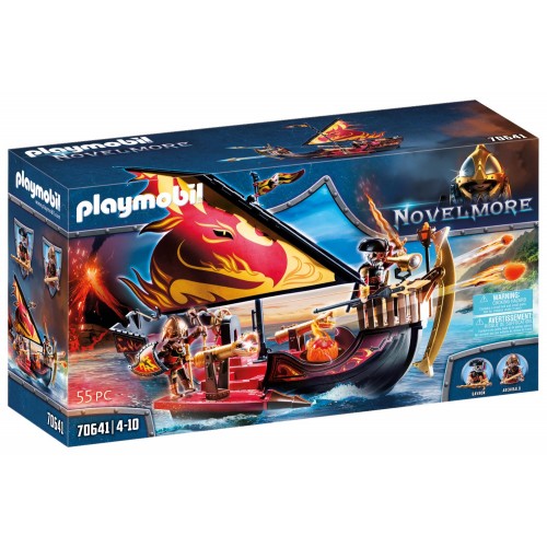 Playmobil Novelmore Πλοίο της Φωτιάς του Burnham (70641)