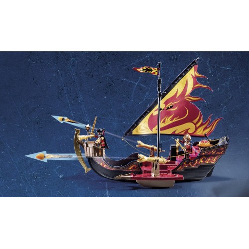 Playmobil Novelmore Πλοίο της Φωτιάς του Burnham (70641)