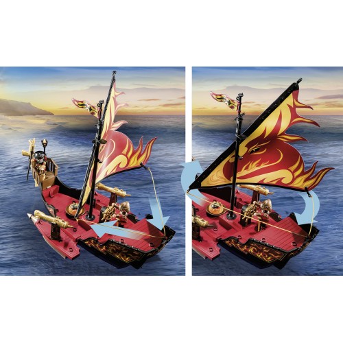 Playmobil Novelmore Πλοίο της Φωτιάς του Burnham (70641)
