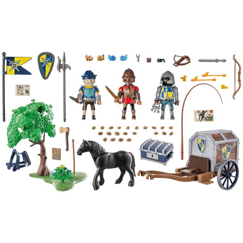 Playmobil Novelmore Ληστεία Εμπορικής Άμαξας (71484)