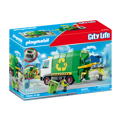 Playmobil Όχημα Συλλογής Ανακυκλώσιμων Απορριμάτων (71234)