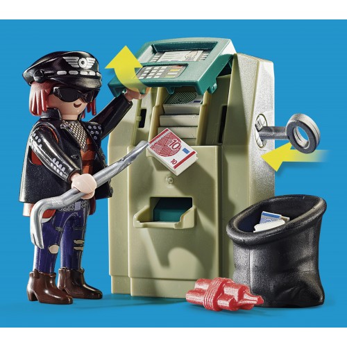 Playmobil Διάρρηξη στο ΑΤΜ (70572)