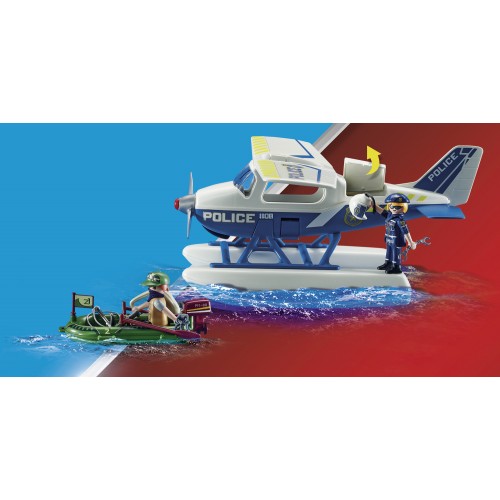 Playmobil Καταδίωξη Λαθρέμπορου Από Αστυνομικό Υδροπλάνο (70779)