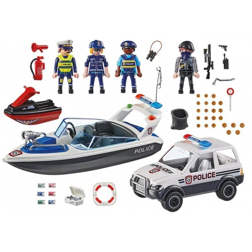 Playmobil Θαλάσσια Αστυνομική Καταδίωξη (71570)