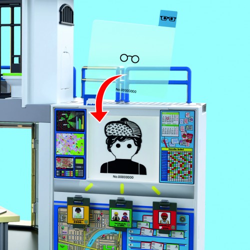 Playmobil Αστυνομία - Αστυνομικό Τμήμα με δωμάτιο ερευνών (71874)
