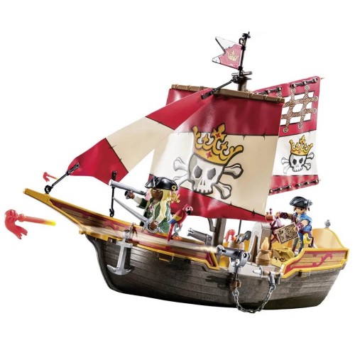 Playmobil Pirates Πειρατική Γαλέρα "Ο Βασιλιάς των Πειρατών" (71418)