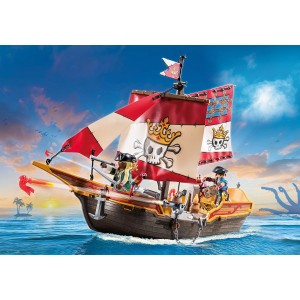 Playmobil Pirates Πειρατική Γαλέρα "Ο Βασιλιάς των Πειρατών" (71418)