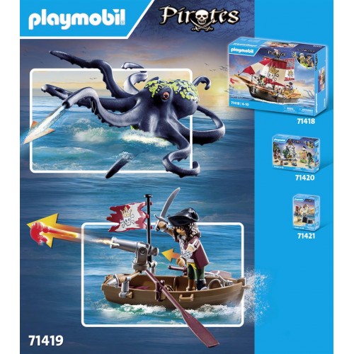 Playmobil Μάχη με το Γιγάντιο Χταπόδι (71419)