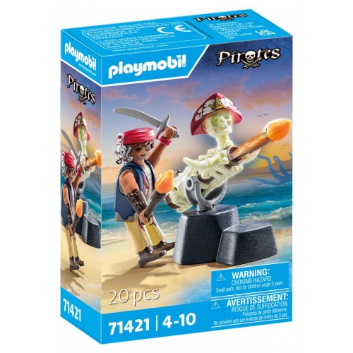 Playmobil Πειρατής με Κανόνιι (71421)