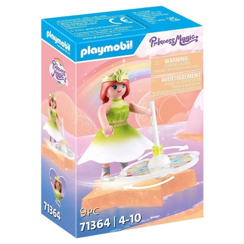 Playmobil Princess Magic Πριγκίπισσα Ουράνιου Τόξου με Σβούρα (71364)