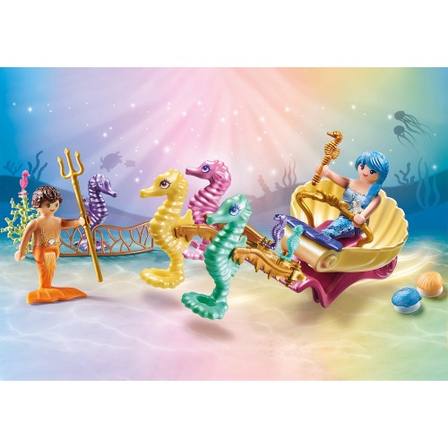 Playmobil Princess Magic Γοργονο-Άμαξα με Ιππόκαμπους (71500)