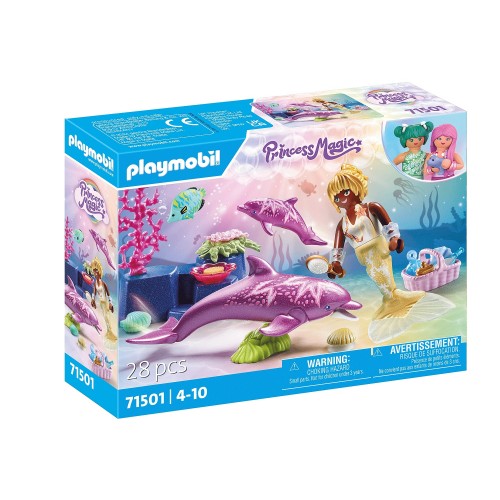 Playmobil Princess Magic Γοργόνα με Δελφίνια (71501)