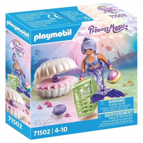 Playmobil Princess Magic Γοργόνα με Κοχύλι Μαργαριταριών (71502)