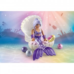 Playmobil Princess Magic Γοργόνα με Κοχύλι Μαργαριταριών (71502)