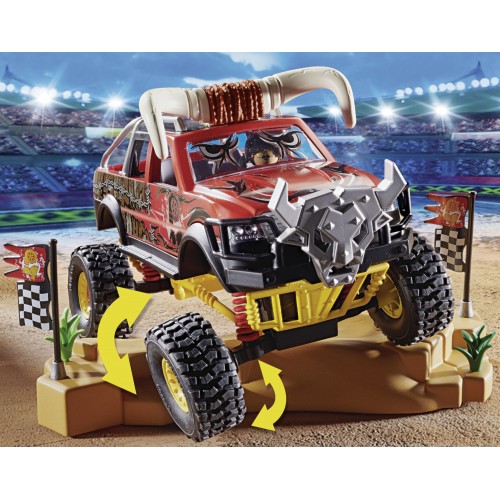 Playmobil Stunt Show Monster Truck Κόκκινος Ταύρος (70549)