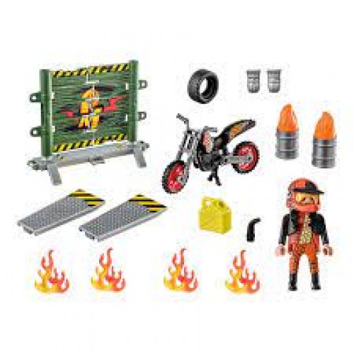 Playmobil Starter Pack Ακροβατικά Μηχανών Motorcross (71256)