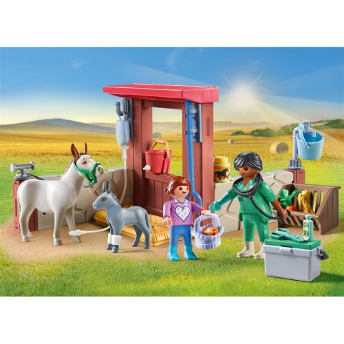 Playmobil Starter Pack Φροντίζοντας τα γαϊδουράκια (71471)