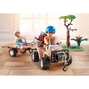Playmobil Wiltopia Φροντιστές Ζώων Με Εξερευνητικό Όχημα (71011)