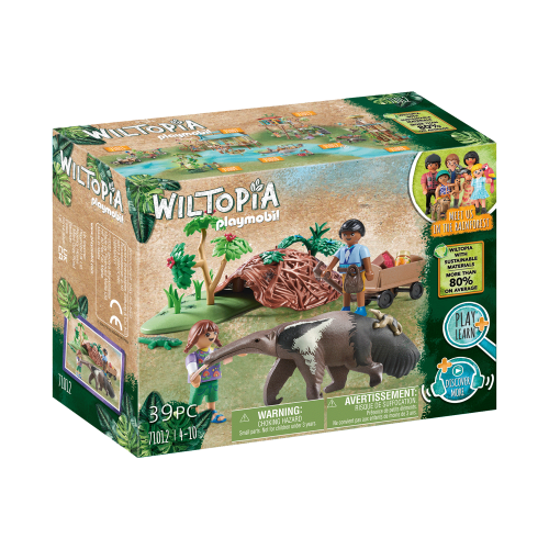 Playmobil Wiltopia Παιδιά Φροντιστές Ζώων Με Μυρμηγκοφάγο (71012)