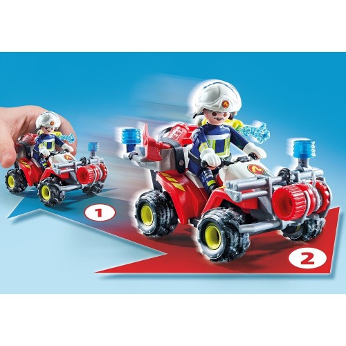 Playmobil Πυροσβέστης με Γουρούνα (71825)