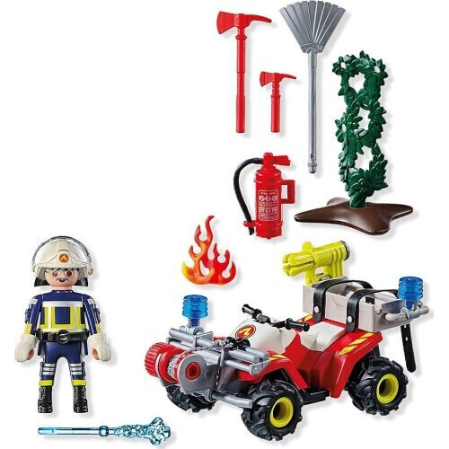 Playmobil Πυροσβέστης με Γουρούνα (71825)