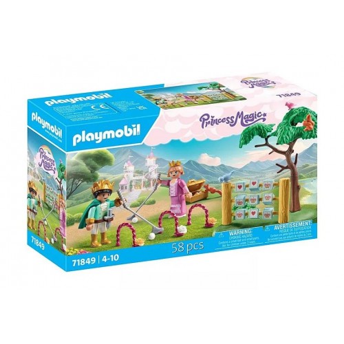 Playmobil Πριγκιπικό Παλάτι - Βασιλικοί διάδοχοι με παιχνίδια στον κήπο (71849)