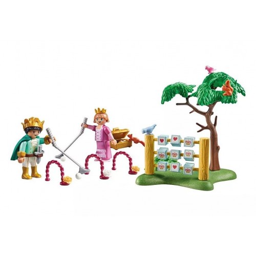 Playmobil Πριγκιπικό Παλάτι - Βασιλικοί διάδοχοι με παιχνίδια στον κήπο (71849)