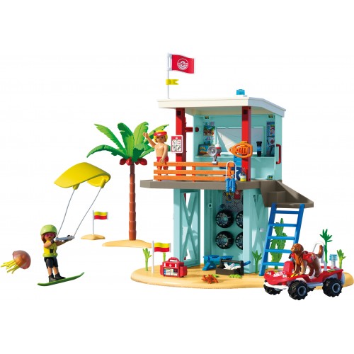 Playmobil Διακοπές στην Παραλία - Πύργος ναυαγοσώστη και όχημα παραλίας (71903)