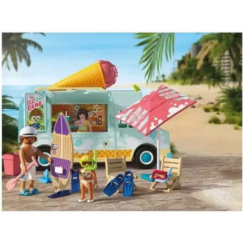 Playmobil Διακοπές στην Παραλία - Παγωτατζίδικο-Καντίνα στην παραλία (71904)