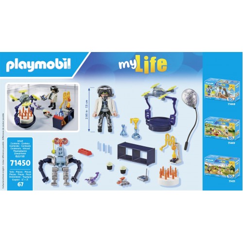 Playmobil Gift Set Πάρτυ στο Εργαστήριο του Τρελοεπιστήμονα (71450)