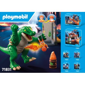 Playmobil Heroes Υπερήρωας Εναντίον της Γιγαντιαίας Σαύρας (71831)