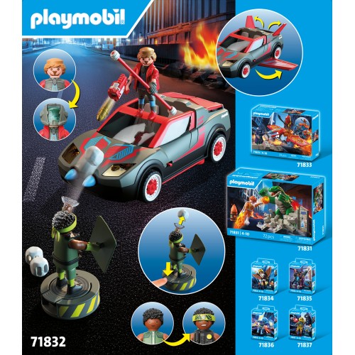 Playmobil Heroes Υπερήρωες με Σούπερ όχημα (71832)