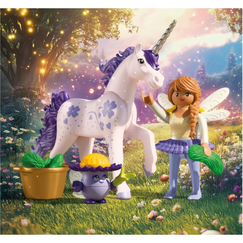 Playmobil Magic Unicorns Μονόκερος με Μοβ Χαίτη (71843)