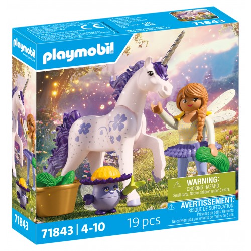 Playmobil Magic Unicorns Μονόκερος με Μοβ Χαίτη (71843)
