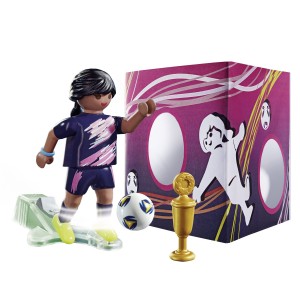 Playmobil Γυναίκα Ποδοσφαιριστής Με Τοίχο Εξάσκησης (70875)