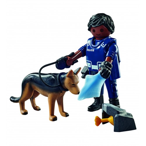Playmobil Special Plus Αστυνόμος με Σκύλο Ανεχνευτή (71162)