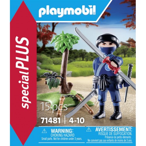 Playmobil Νίντζα με εξοπλισμό μάχης (71481)