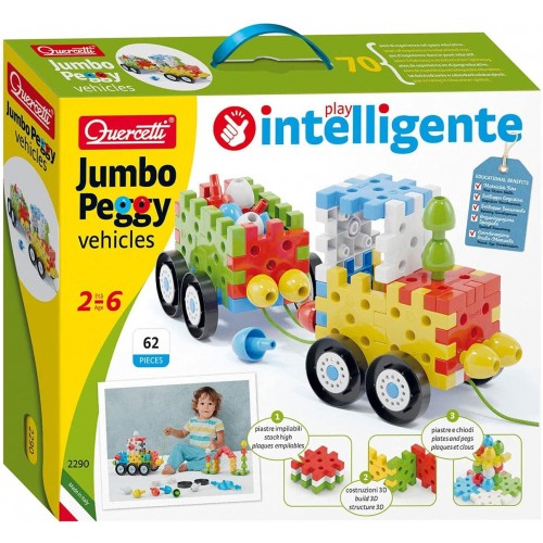 Quercetti Jumbo Peggy Vehicles (2290)