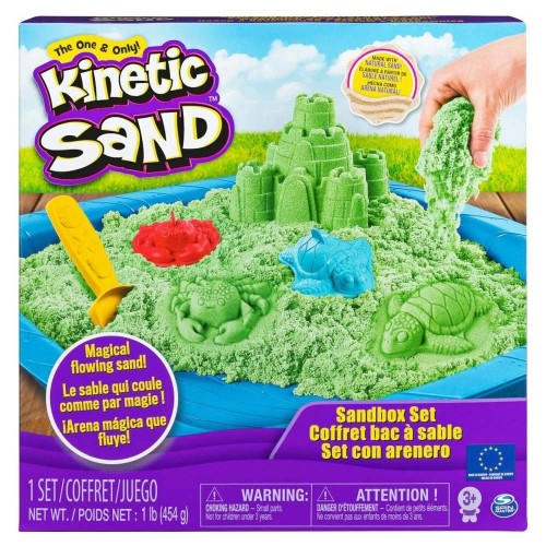 Spin Master Kinetic Sand Green Sandbox Set (20106637)