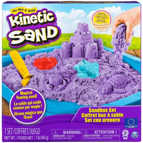 Spin Master Kinetic Sand Purple Sandbox Set (20106638)